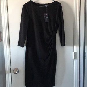 Chaps black dress